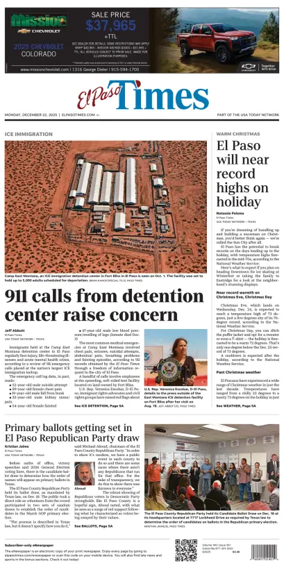 Cover of El Paso Times