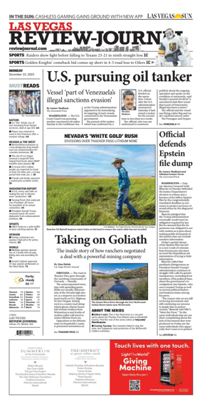 Cover of Las Vegas Review-Journal