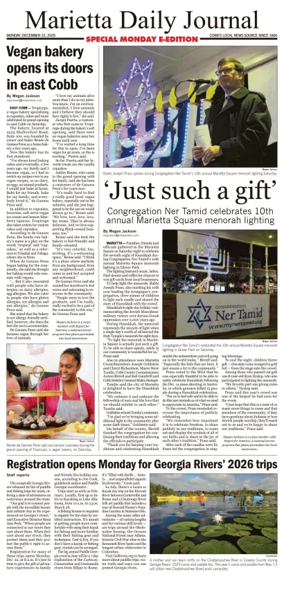 Cover of Marietta Daily Journal