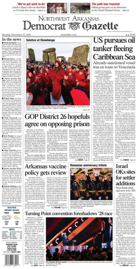 Cover of Northwest Arkansas Democrat-Gazette