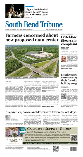 Cover of South Bend Tribune