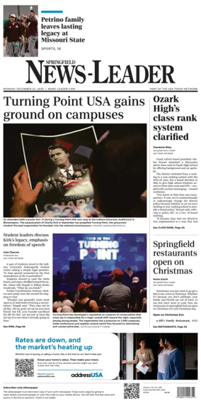 Cover of Springfield News-Leader