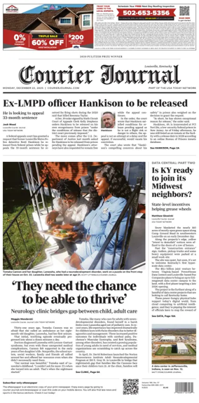 Cover of The Courier-Journal (Louisville)