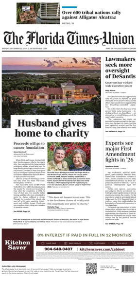 Cover of The Florida Times-Union