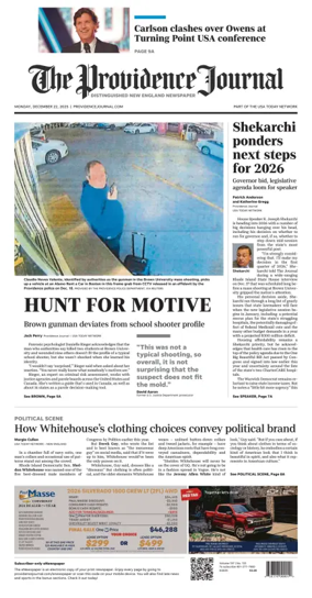 Cover of The Providence Journal