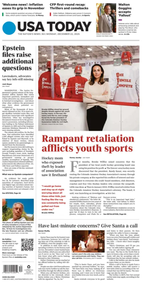 Cover of USA TODAY US Edition