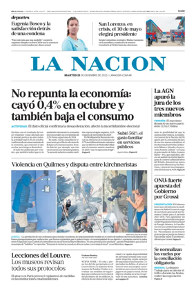 Cover of La Nacion