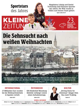 Cover of Kleine Zeitung Kaernten