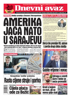 Cover of Dnevni avaz