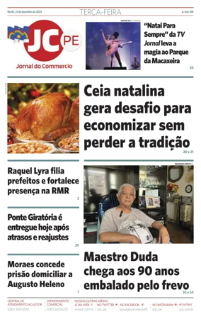 Cover of Jornal do Commercio