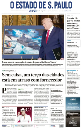 Cover of O Estado de S. Paulo