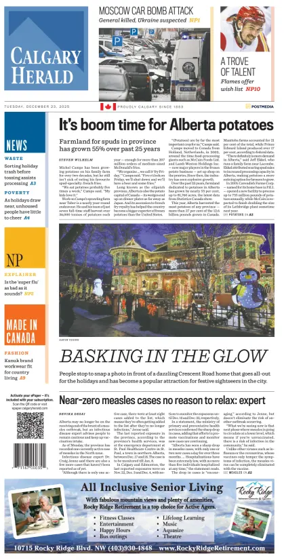 Cover of Calgary Herald
