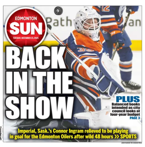 Cover of Edmonton Sun