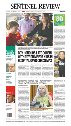 Cover of Sentinel-Review (Woodstock)