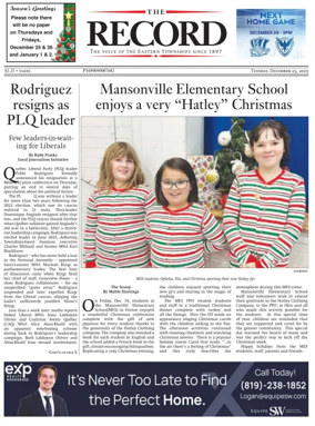 Cover of Sherbrooke Record