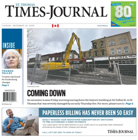 Cover of St. Thomas Times-Journal