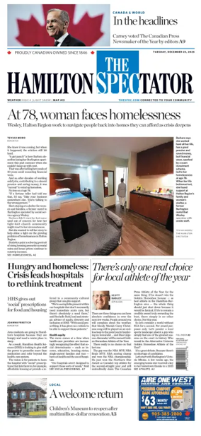 Cover of The Hamilton Spectator