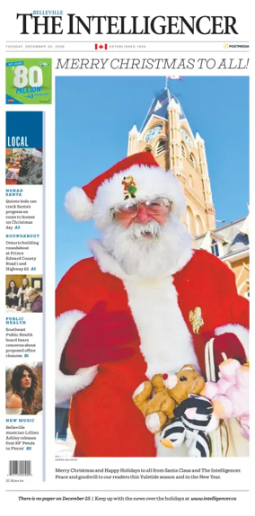 Cover of The Intelligencer (Belleville)