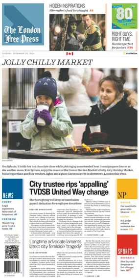 Cover of The London Free Press