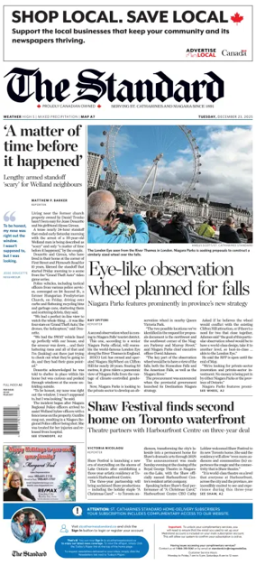 Cover of The Standard (St. Catharines)