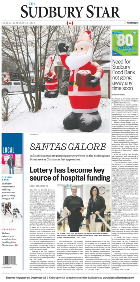 Cover of The Sudbury Star
