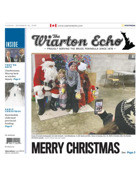 Cover of Wiarton Echo