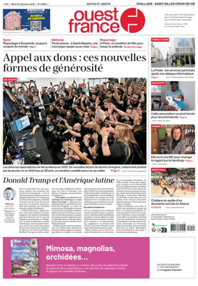 Cover of Ouest France (Challans / Saint-Gilles-Croix-de-Vie)