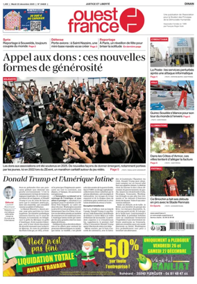 Cover of Ouest France (Dinan)