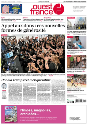 Cover of Ouest France (Les Herbiers / Montaigu)