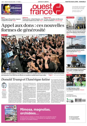 Cover of Ouest France (Nantes / Sud-Loire / Vignoble)