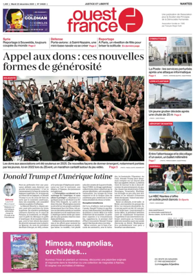 Cover of Ouest France (Nantes)