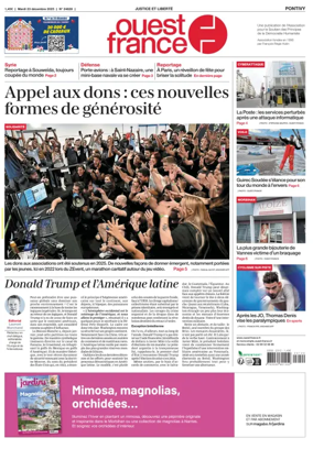 Cover of Ouest France (Pontivy)