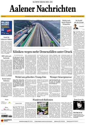 Cover of Aalener Nachrichten