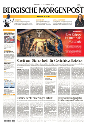Cover of Bergische Morgenpost Wermelskirchen/Huckeswagen/Radevormwald