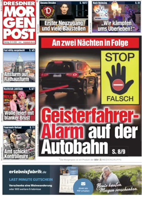 Cover of Dresdner Morgenpost