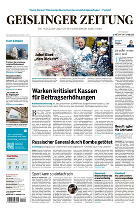 Cover of Geislinger Zeitung