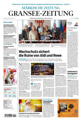 Cover of Gransee-Zeitung