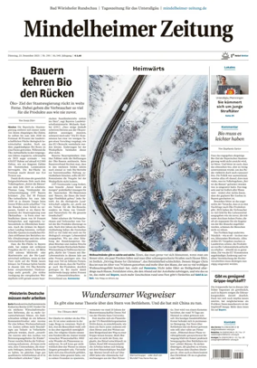 Cover of Mindelheimer Zeitung