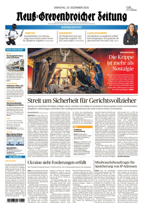 Cover of Neuss-Grevenbroicher Zeitung Neuss