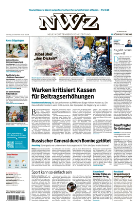 Cover of NWZ  (Göppinger Kreisnachrichten)