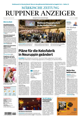 Cover of Ruppiner Anzeiger