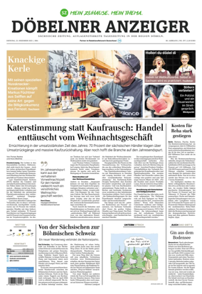 Cover of Sachsische Zeitung (Dobeln)