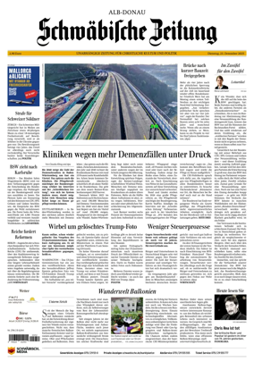 Cover of Schwabische Zeitung (Alb-Donau)