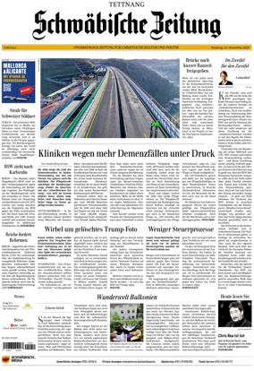 Cover of Schwabische Zeitung (Tettnang)
