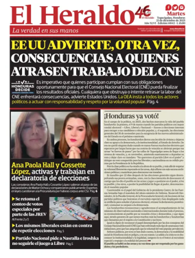 Cover of Diario El Heraldo