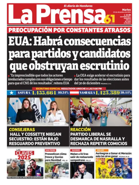 Cover of Diario La Prensa