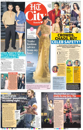 Cover of Hindustan Times (Ranchi) - Live