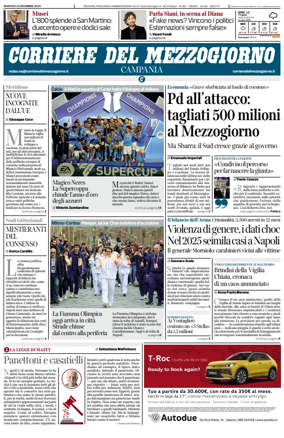 Cover of Corriere del Mezzogiorno (Campania)