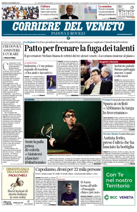 Cover of Corriere del Veneto (Padova e Rovigo)