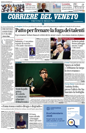 Cover of Corriere del Veneto (Treviso e Belluno)